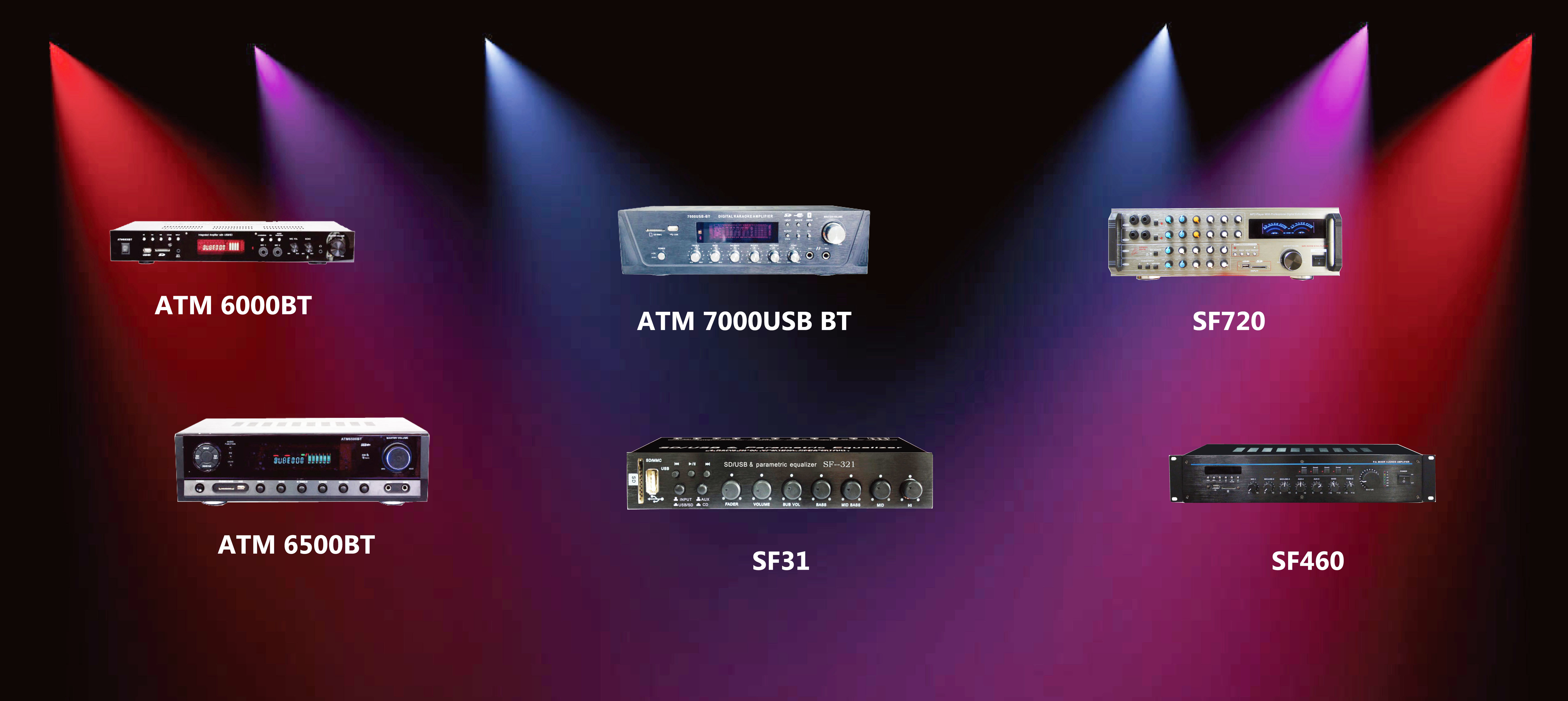ATM 6000BT   ATM6500BT  ATM7000USB  SF720  SF460  SF31