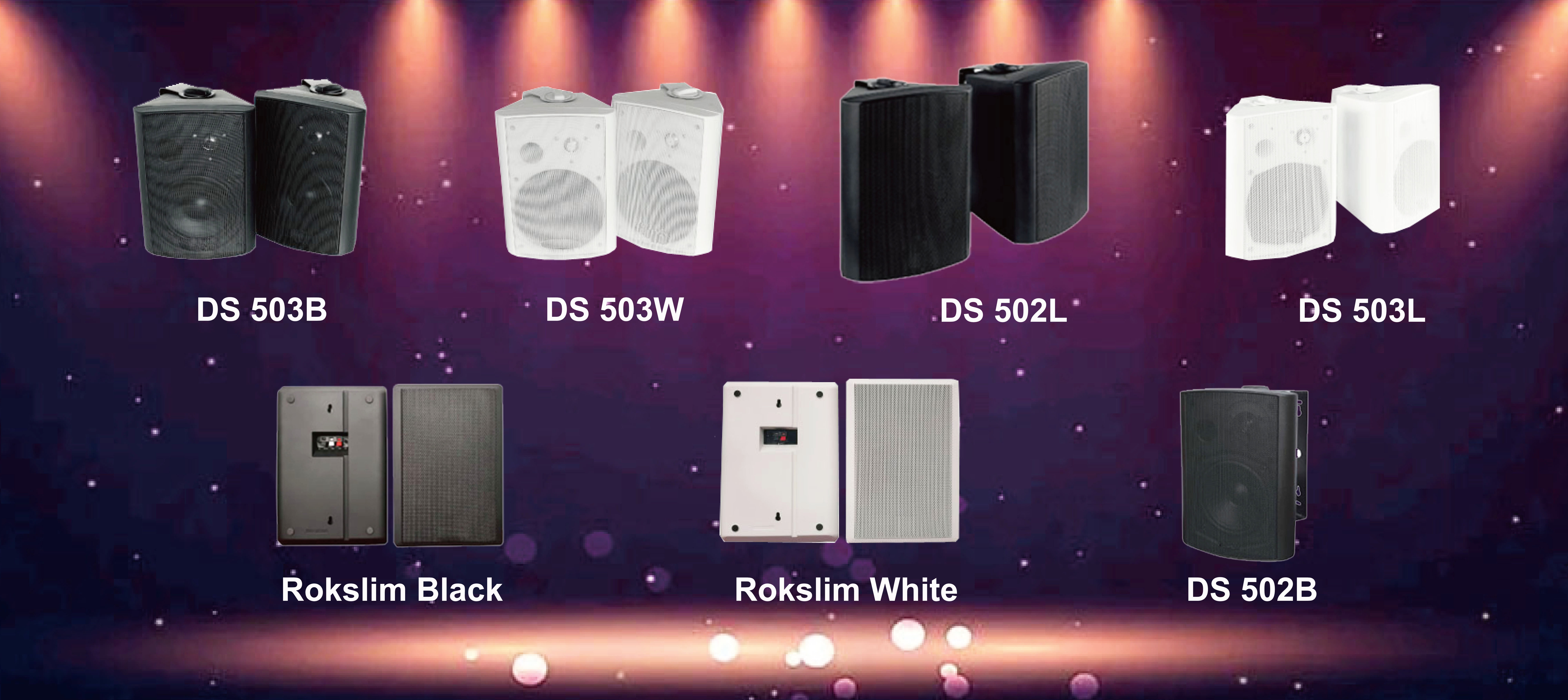 DS503B  DS503W  DS502L  DS503L  ROCKSLIM BLACK  ROCKSLIM WHITE DS502B